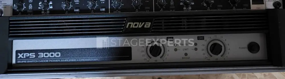 Nova XPS 3000 Power Amplifier with Crossover for Live & Install