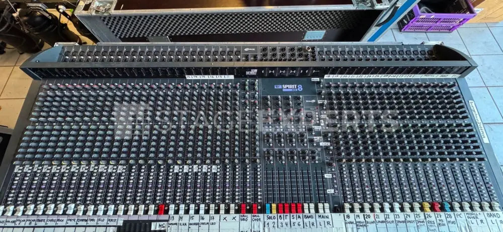 Soundcraft Spirit Live 8 40ch Analogue Console with PSU