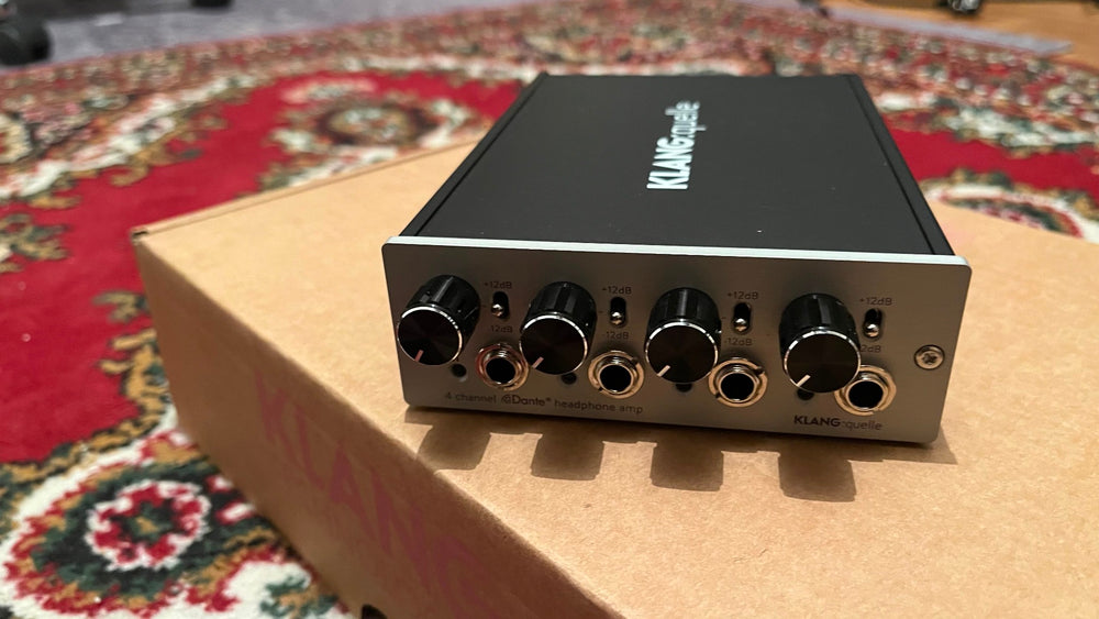 KLANG :Quelle 4ch Dante Headphone Amplifier | Pro Monitoring