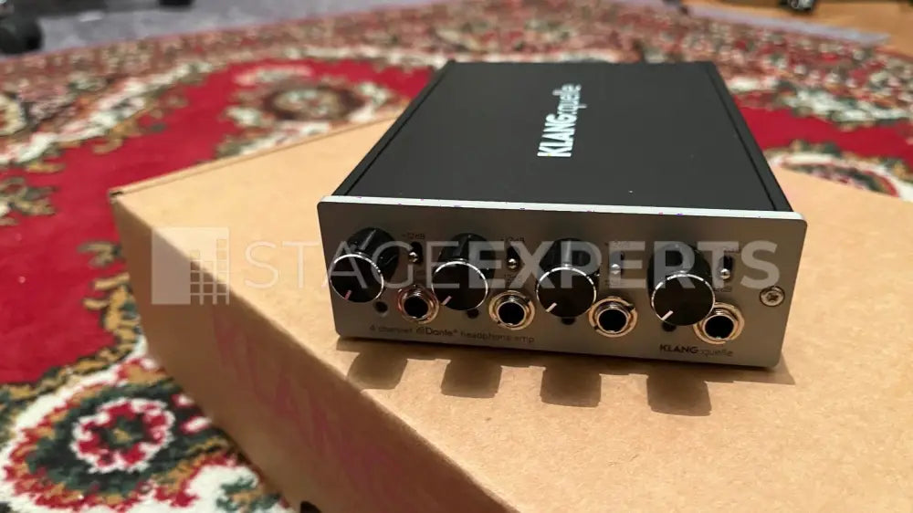 KLANG :Quelle 4‑channel Dante Headphone Amplifier – Monitoring