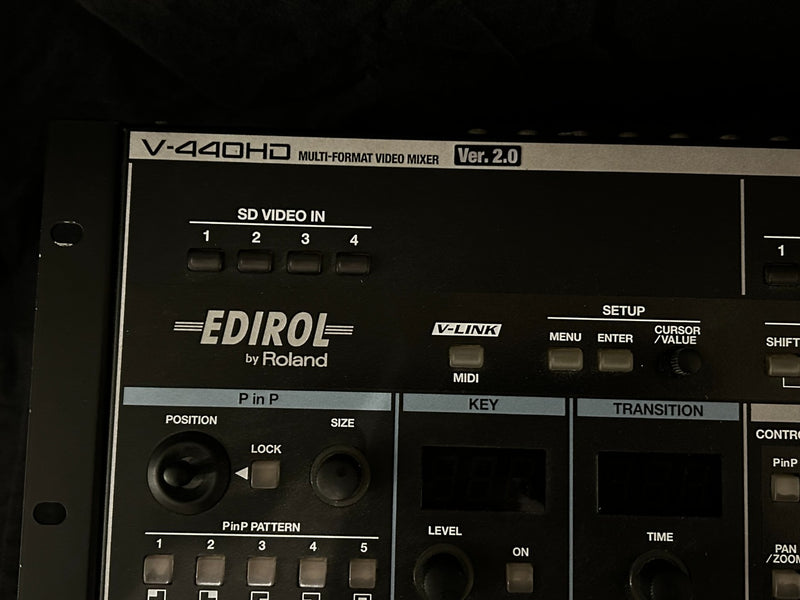 Roland V-440HD Multiformat Video Mixer & Switcher Version 2.0
