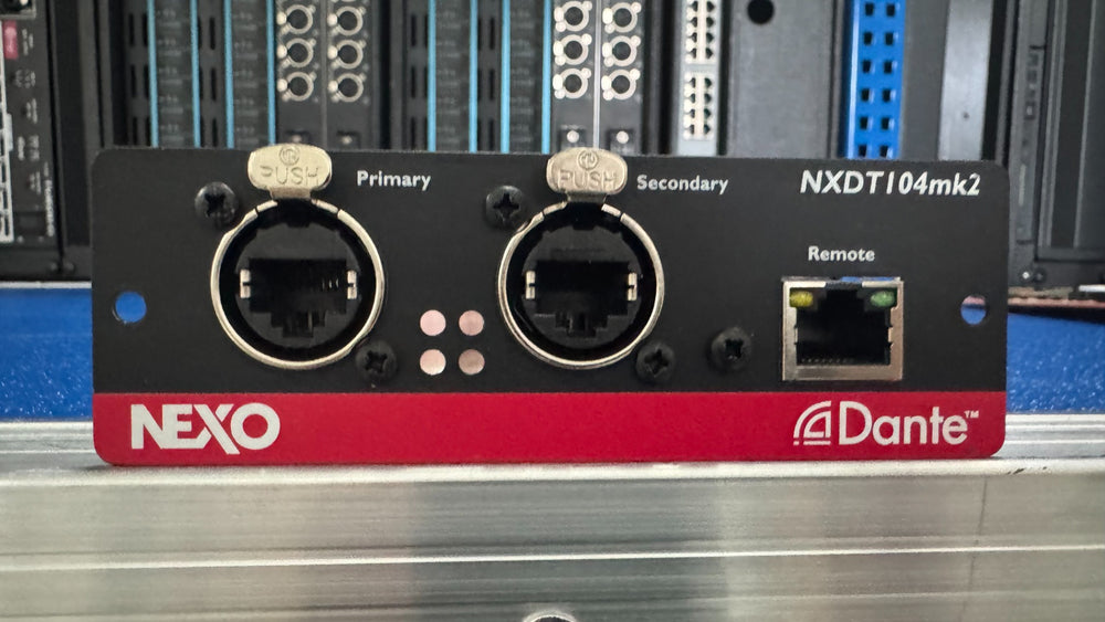 Nexo NXDT104mk2 Dante Card for NXAMP System Amplifiers