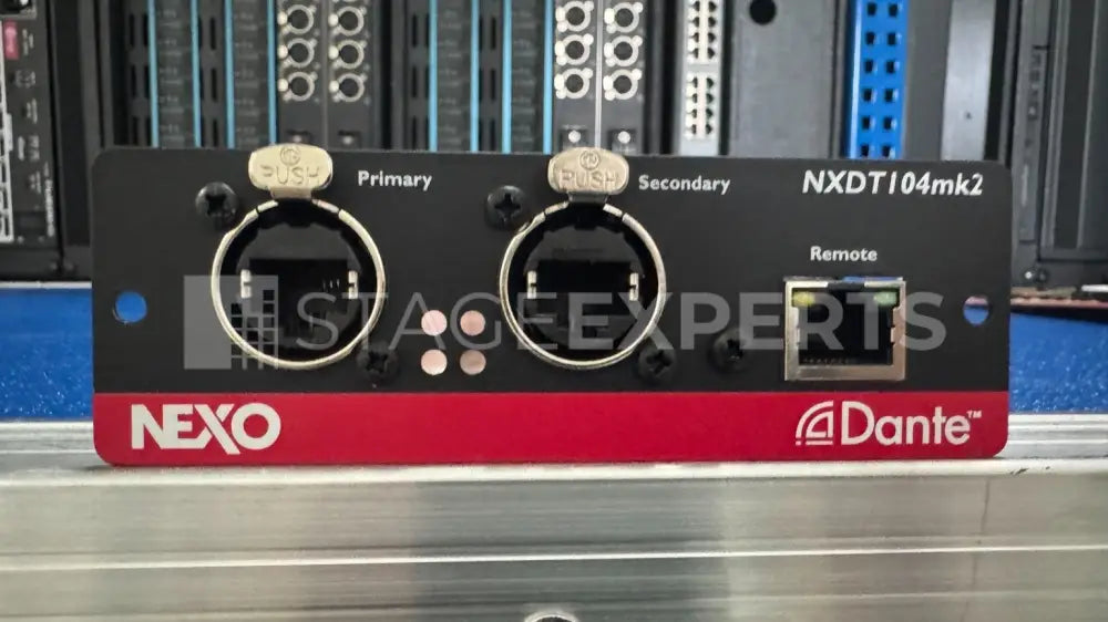 Nexo NXDT104mk2 Dante Card for NXAMP System Amplifiers Series