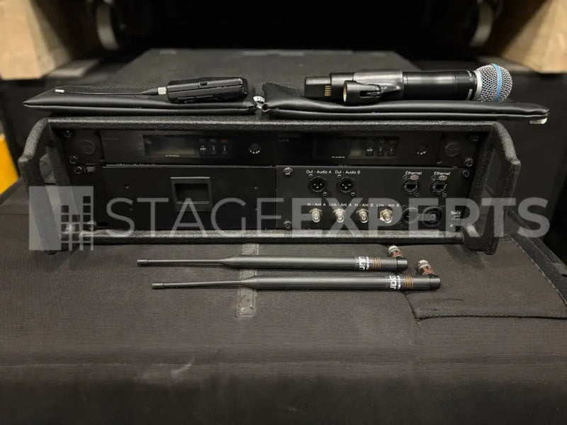 Shure QLX-D H51 Rack System with QLXD1/QLXD2/QLXD4, UA844