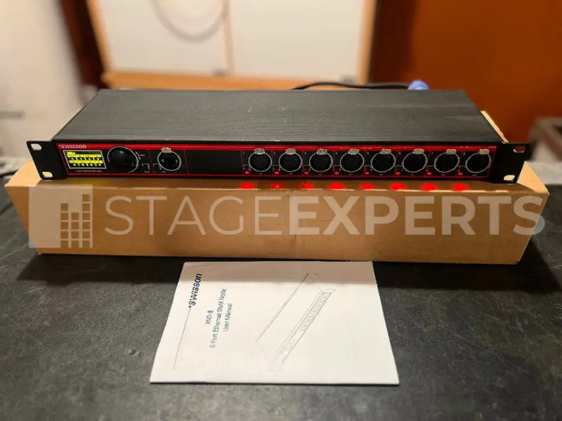 Swisson XND-8R5 8-Port Ethernet to DMX Node | Stage Experts