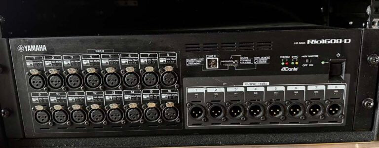 Yamaha QL1 + Rio1608-D Mixer & Stagebox FOH Bundle