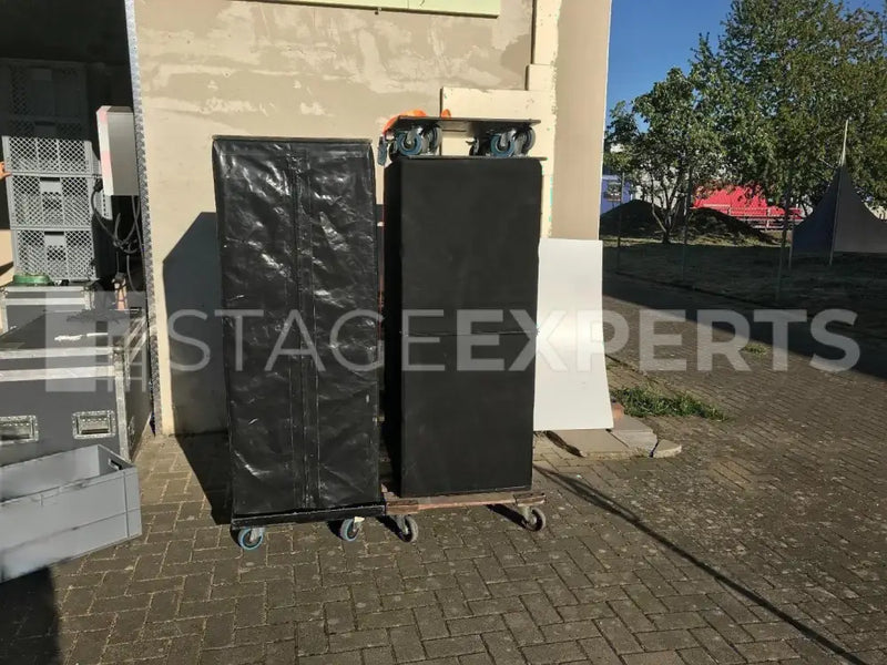 NEXO STM S118 Subwoofer Set – 4 Cabs, Covers & Dollies