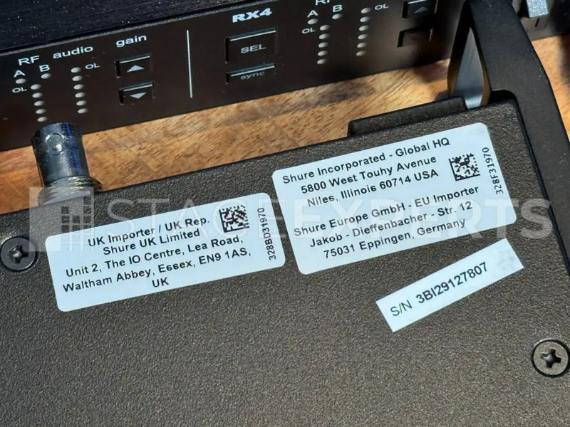 Shure ULXD4Q K51 Quad Receiver Digital Dante, 606–670 MHz