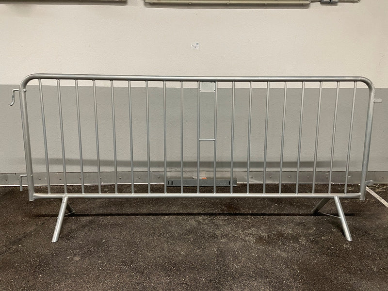 Bauzaunwelt SET 80 x Absperrgitter - Mannheimer Gitter - Profi Business 19kg, feuerverzinkt, 19 Füllstäbe + Gitter Gestell