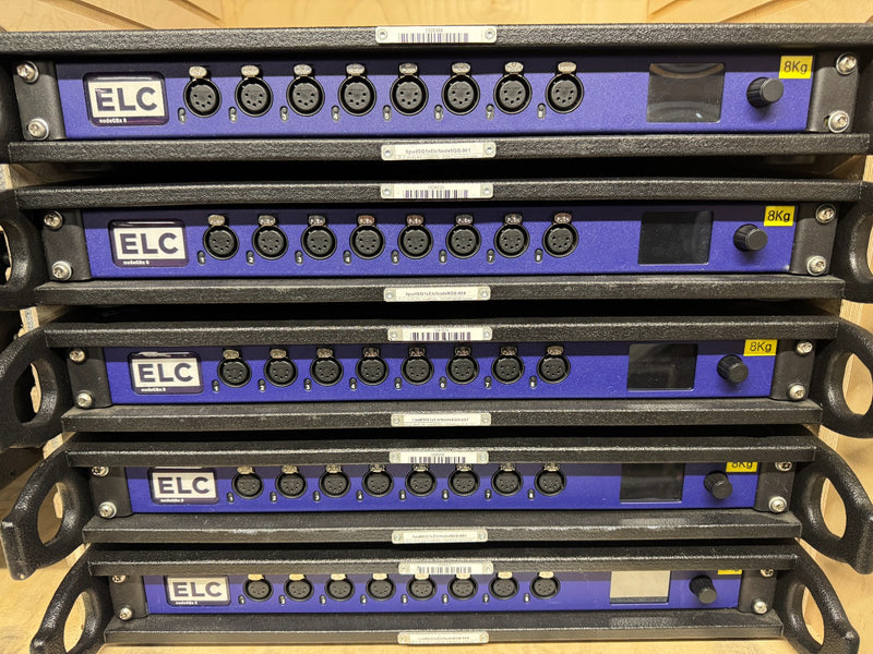 ELC dmXLAN Node GBx 8 – 8‑port lighting network node, Gigabit