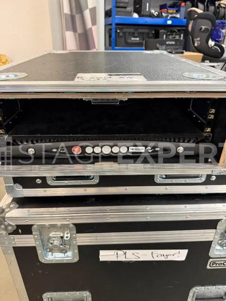 Powersoft X4 Dante System Amplifier with Rack Case – 4-Channel