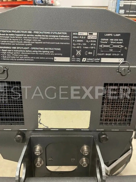 Robert Juliat Aramis 2500W HMI Followspot with Ballast