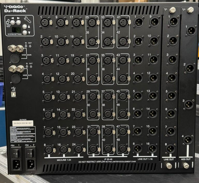 DiGiCo S21 + D2 Rack with DMI‑MADI C Digital Bundle
