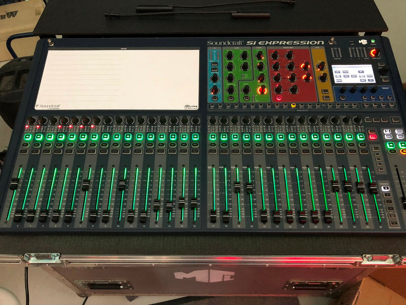 Soundcraft Si Expression 3 + MADI, Case & Mini Stagebox