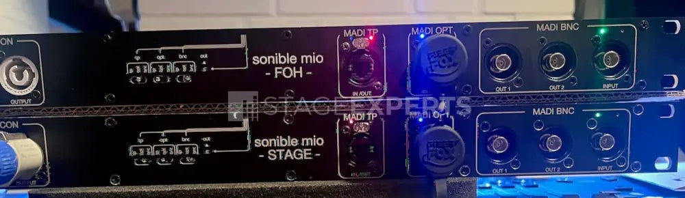 Sonible MIO MADI Converters – 19" Rack with Fibrefox (Pair)