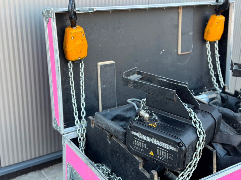 ChainMaster D8 2000 kg Hoist, 24 m Double Chain + Case