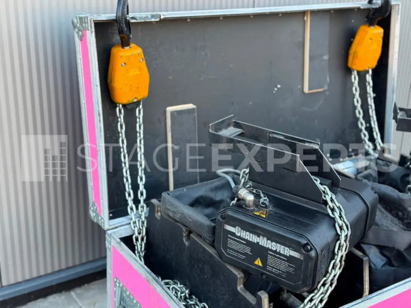 ChainMaster D8 2000 kg Hoist, 24 m Double Chain + Case