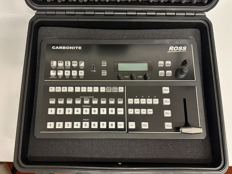 Ross Carbonite Black Solo 1 M/E Live Switcher | 6 SDI I/O