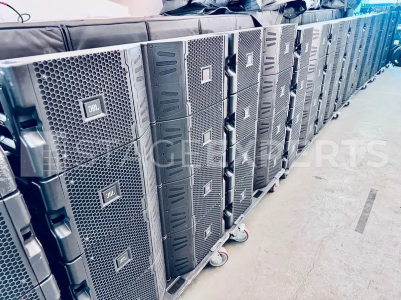JBL VTX V20 Line Array – 24 Cabinets, Trays & Covers