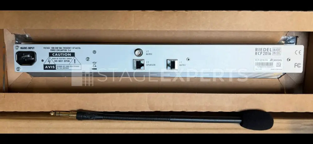 Riedel RCP-2016 16-key Intercom Panel, 1U Rackmount