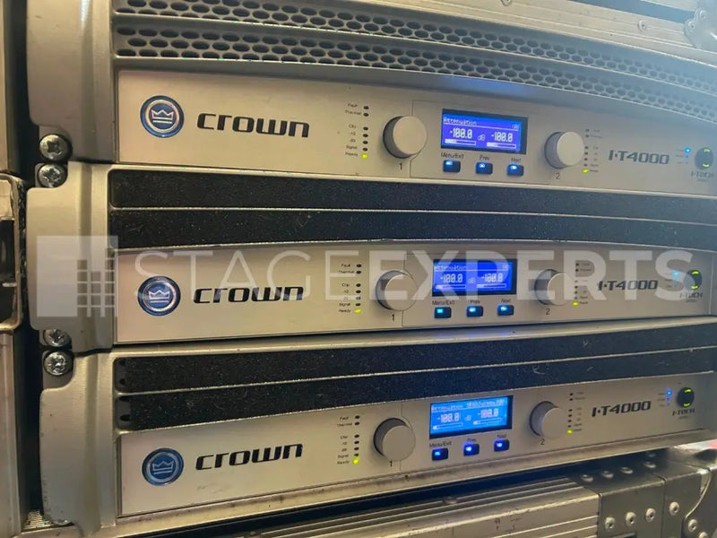 Crown I‑Tech 4000 System Amplifier with DSP – Final Evo