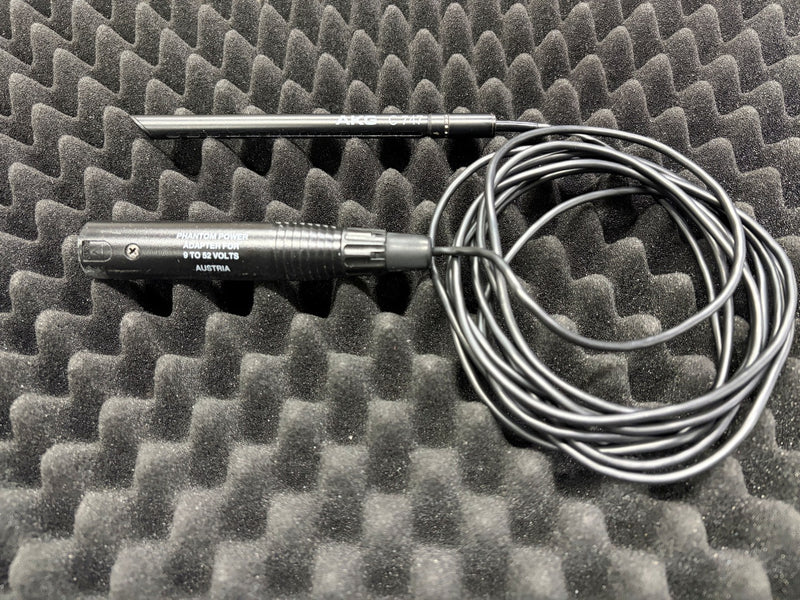AKG C747 shotgun condenser microphone – used, with cable