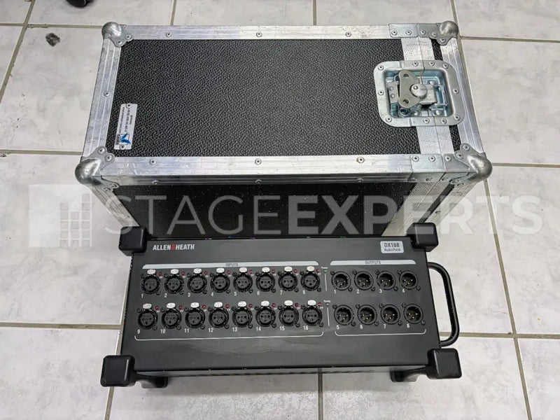 Allen & Heath DX168 Stagebox + Amptown Flight Case – 96kHz