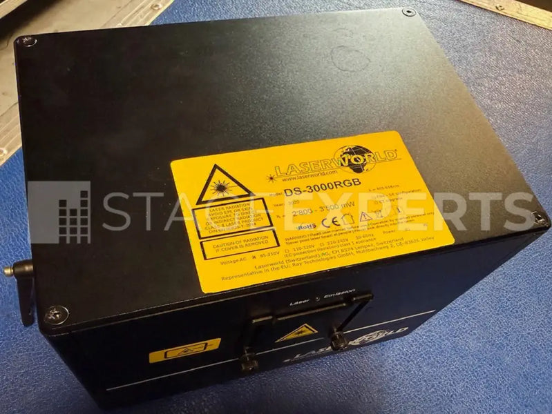 Laserworld DS-3000 RGB Laser Projector, 3W, ILDA/DMX
