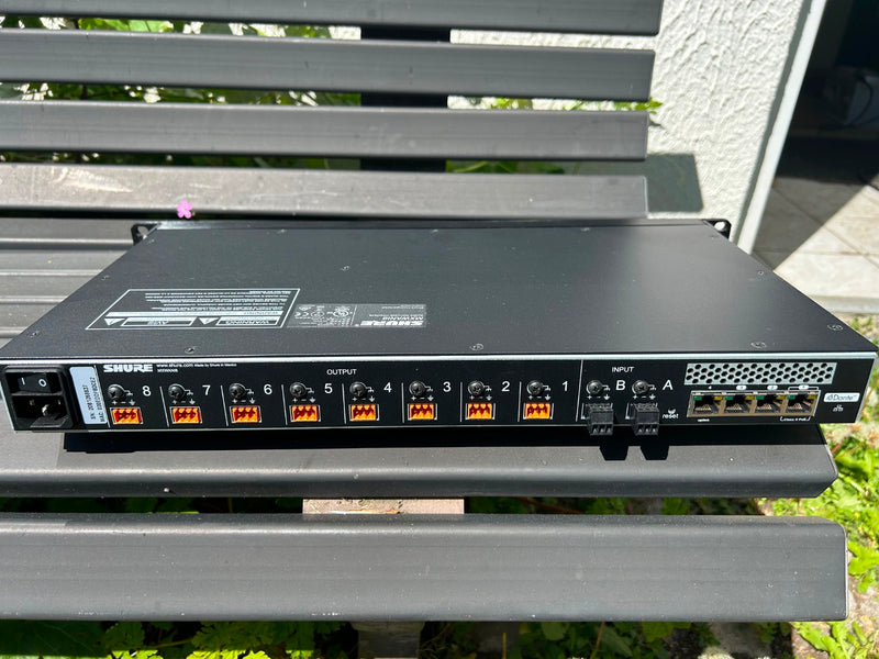 Shure MXW ANI8 8‑Channel Audio Network Interface, MXW series