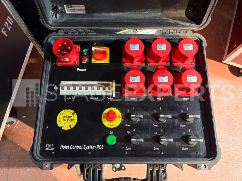 SWL PC6 Motor Controller for 6 Hoists in Pelican Case