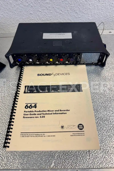 Sound Devices 664 Mixer-Recorder – 12-Input, 16-Track Field