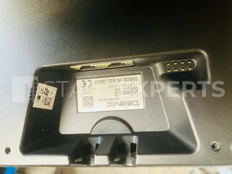 Televic D-Cerno D Delegate Unit – Digital Discussion Mic