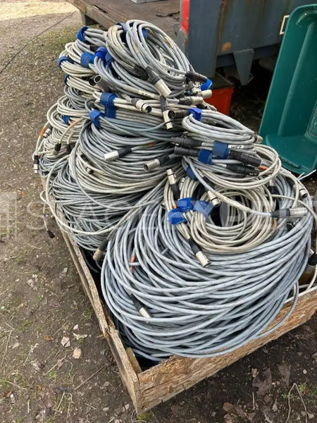 5‑Pin DMX XLR Cables Job Lot 148x with Neutrik Connectors