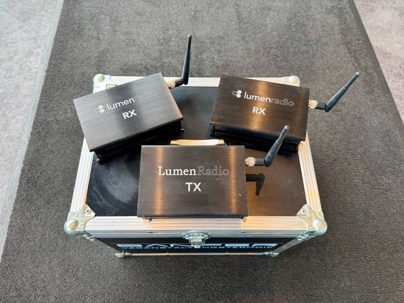 LumenRadio CRMX Nova Set – Wireless DMX, 2x RX, 1x TX