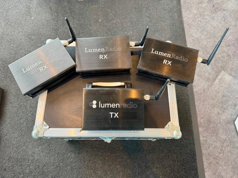 LumenRadio CRMX Nova Set – 3x RX, 1x TX with Case