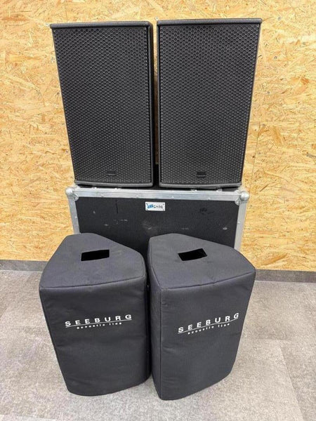 Seeburg A6 loudspeaker – compact point source with wheeled case
