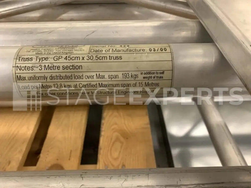 James Thomas 18×12 Truss Package – 12-Piece Mixed Lengths