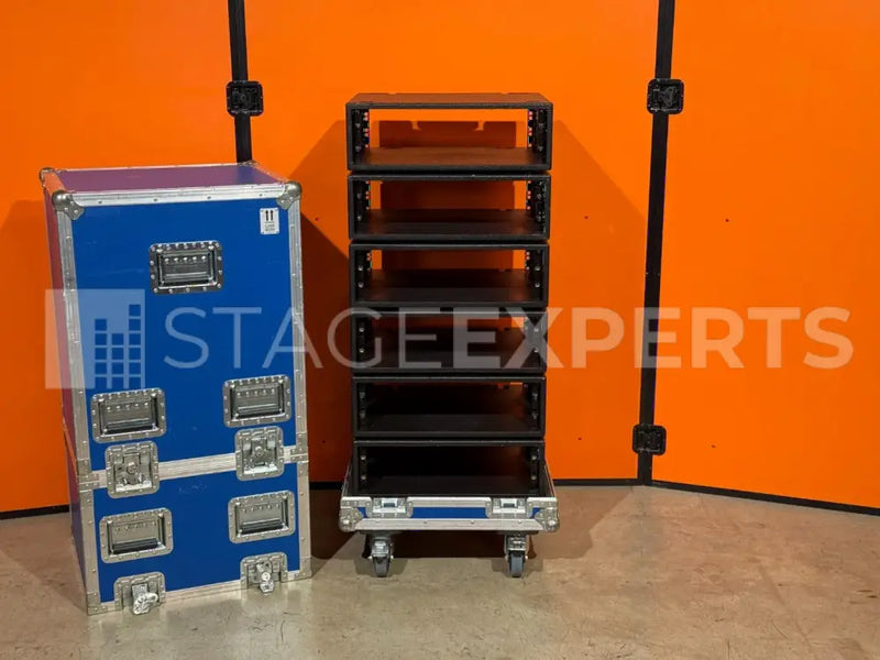CASE WERK Hood Case, 6x 3U Rack Modules – Blue, Pro