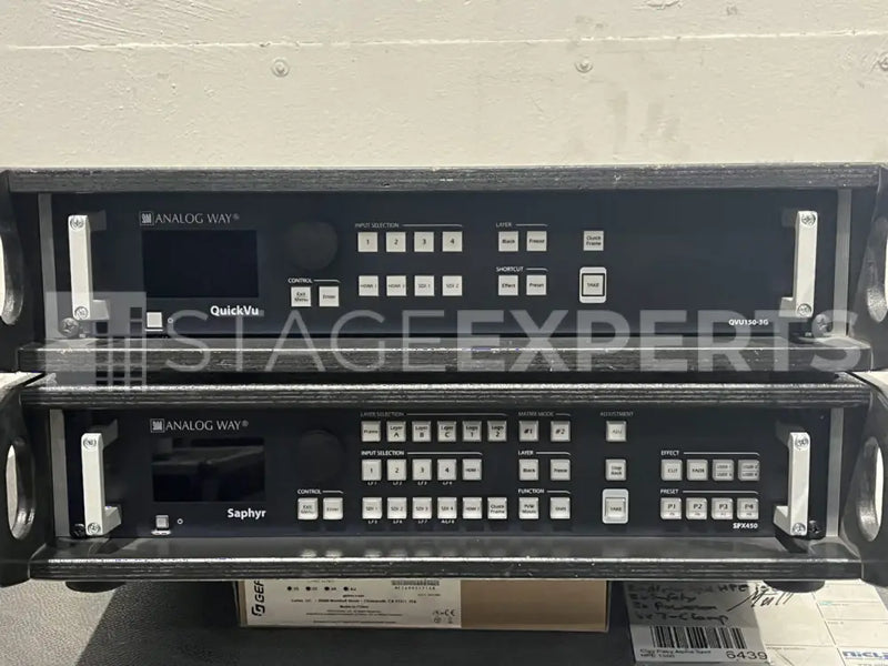 Analog Way QuickVu 3G Seamless Presentation Switcher | 8 inputs
