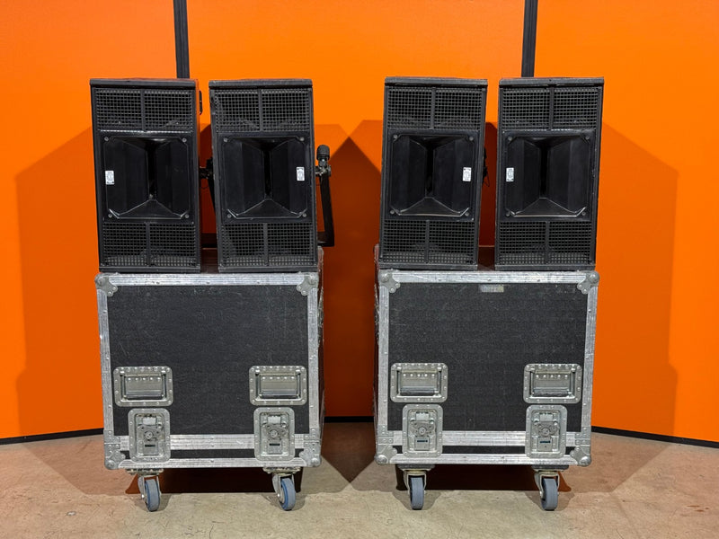 d&b audiotechnik Q10 Loudspeakers Pair with Case & Brackets