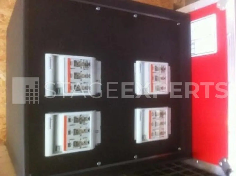 Powerlock Distro 4x 125A CEE, 12U Rack – NH Fused