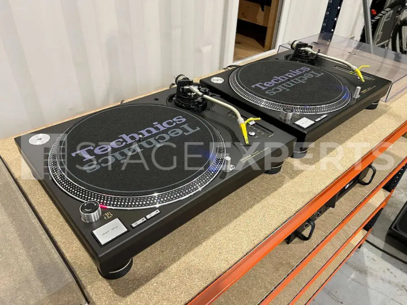 Technics SL-1200MK6 Pair Turntables with Covers & Cartridges