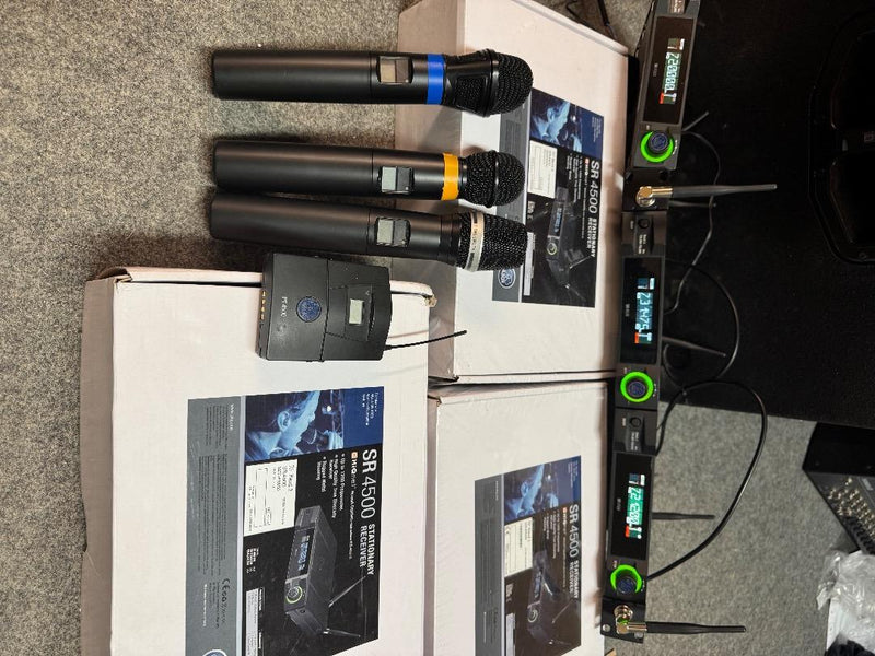 AKG WMS 4500 Wireless Mic System Bundle, Band 3 (10 pcs)