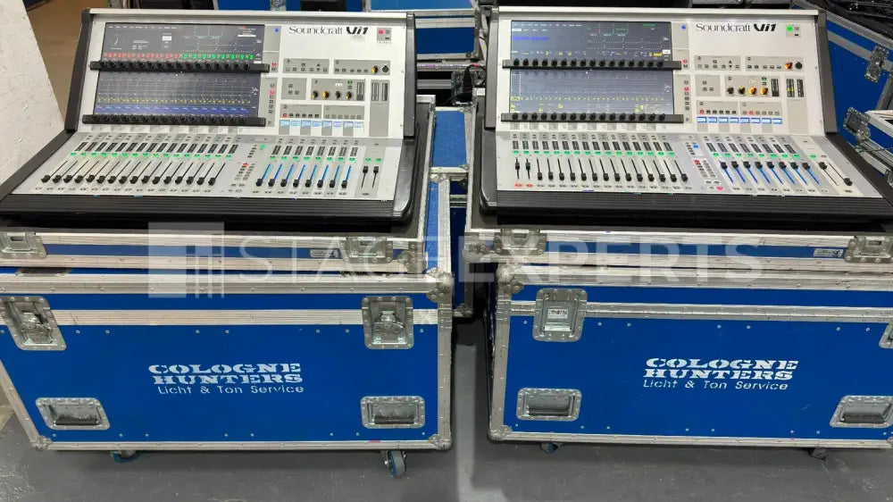 Soundcraft Vi1 (Set of 2) + Vi Stagebox 64ch with Cases
