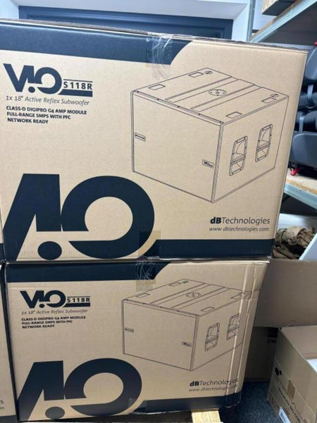 dB Technologies VIO S118R 18-inch Active Subwoofer, Bass Reflex