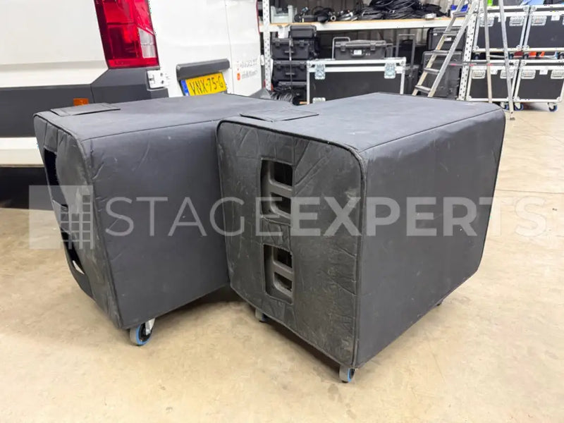 L-Acoustics KS21 Subwoofer – Pair with Dolly & Covers