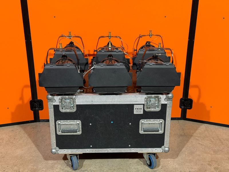 ARRI 650 Plus Fresnel, Set of 6 Black with Flight Case