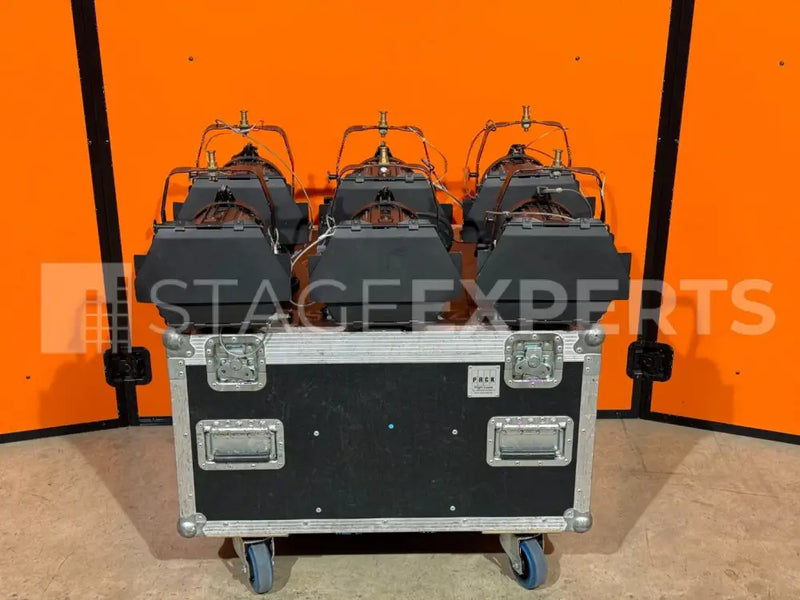ARRI 650 Plus Fresnel Set of 6 Black with Flight Case