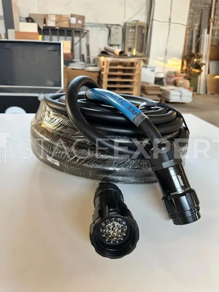 Socapex Cable 30m – 19-pin 2.5 mm², Touring Grade | 6-circuit