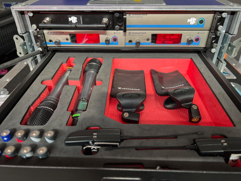 Sennheiser EW 500 G3 Dual Set A-Band with Accessories